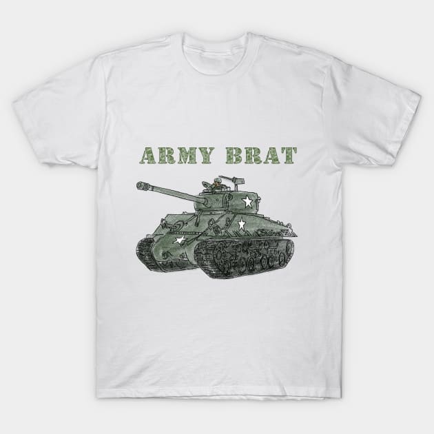 Army Brat T-Shirt by djmrice